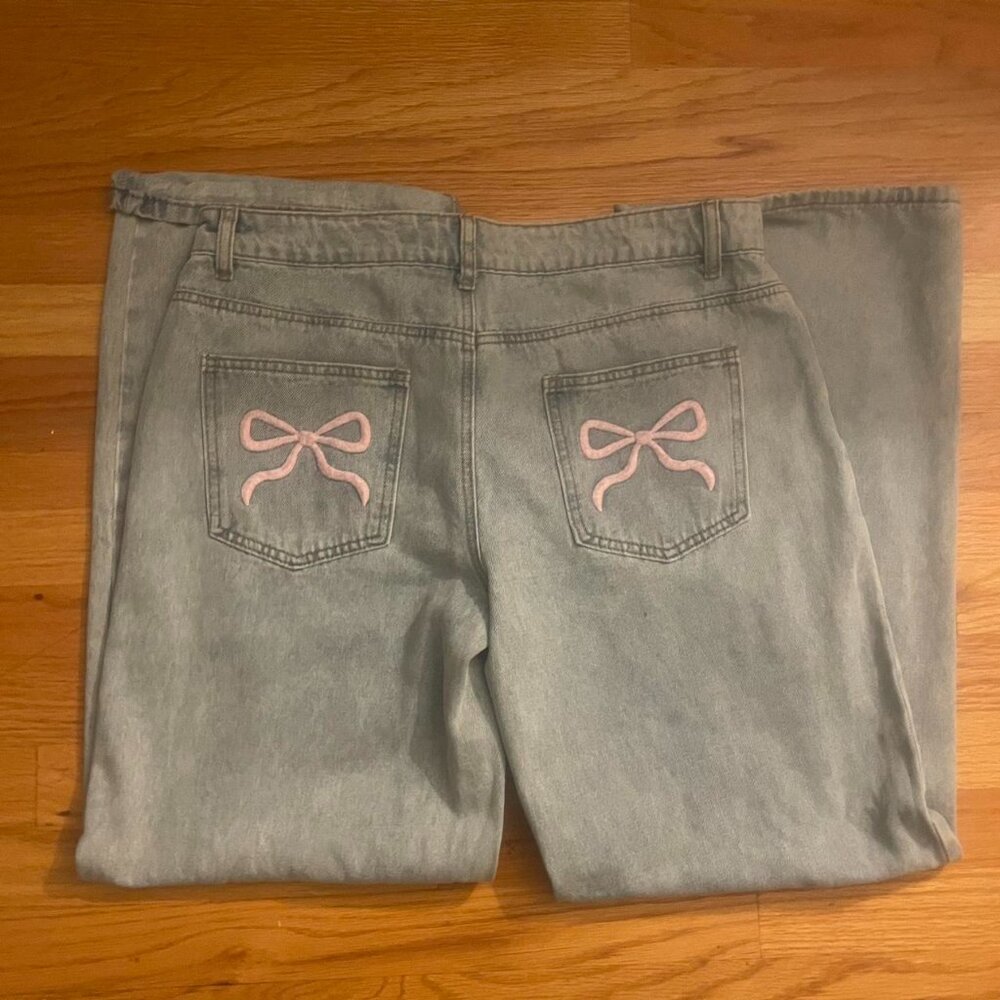 edikted bow jeans